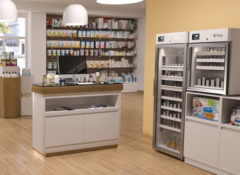 The sector of pharmacies, hospitals and medical practices is especially demanding in terms of temperature stability.